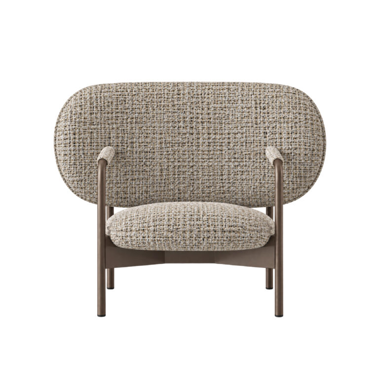 Bonaldo Cross Lounge Chair No. I by Alain Gilles, The Synthesis (2016–2026) - front view, The Series of Years, Bonaldo Space Bangkok