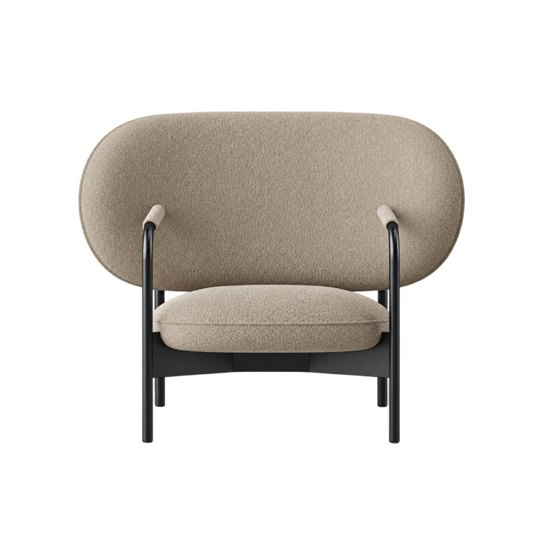 Bonaldo Cross Lounge Chair No. III by Alain Gilles, The Millennium Form (1996–2005) - front view, The Series of Years, Bonaldo Space Bangkok