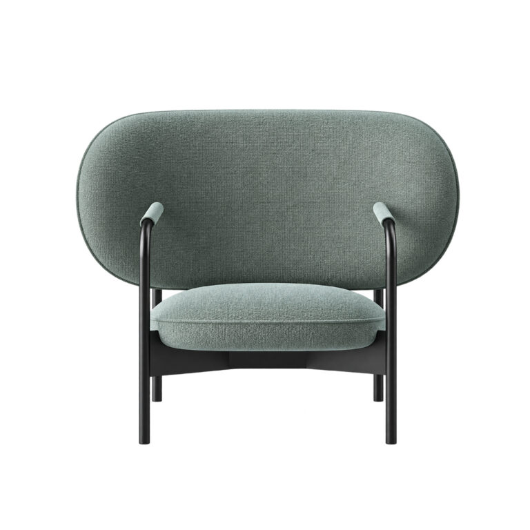 Bonaldo Cross Lounge Chair No. IV by Alain Gilles, High-Tech Boom (1986–1995) - front view, The Series of Years, Bonaldo Space Bangkok