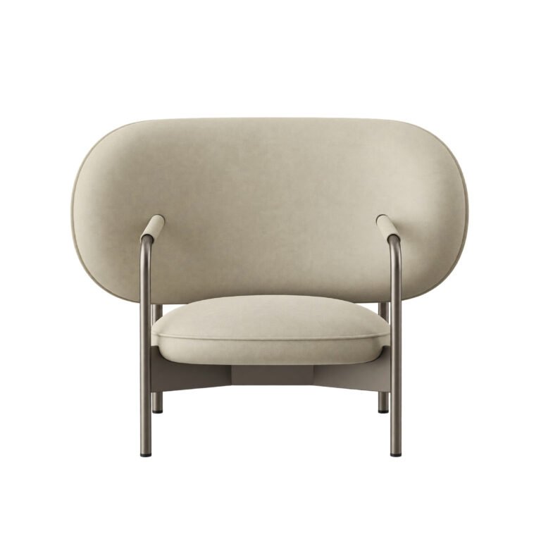 Bonaldo Cross Lounge Chair No. VI by Alain Gilles, Radical Pop & Color (1966–1975) - front view, The Series of Years, Bonaldo Space Bangkok