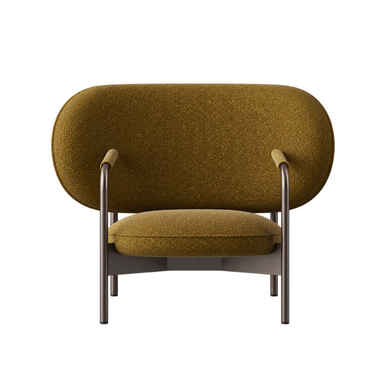 Bonaldo Cross Lounge Chair No. VII by Alain Gilles, Mid-Century Industrial (1956–1965) - front view, The Series of Years, Bonaldo Space Bangkok