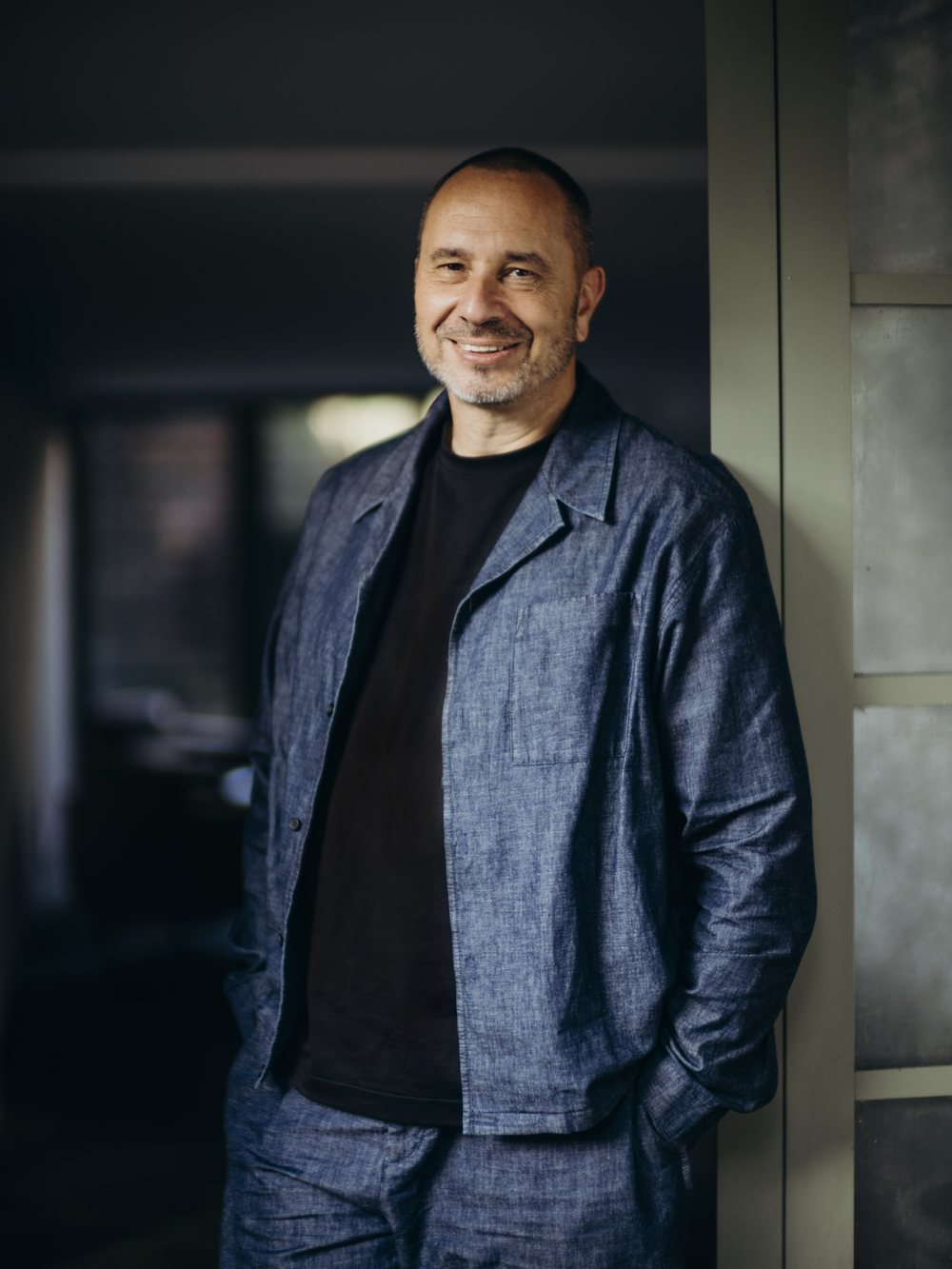 Portrait of Belgian designer Alain Gilles, creator of The Series of Years for Bonaldo, Bonaldo Space by OL Atelier, Bangkok